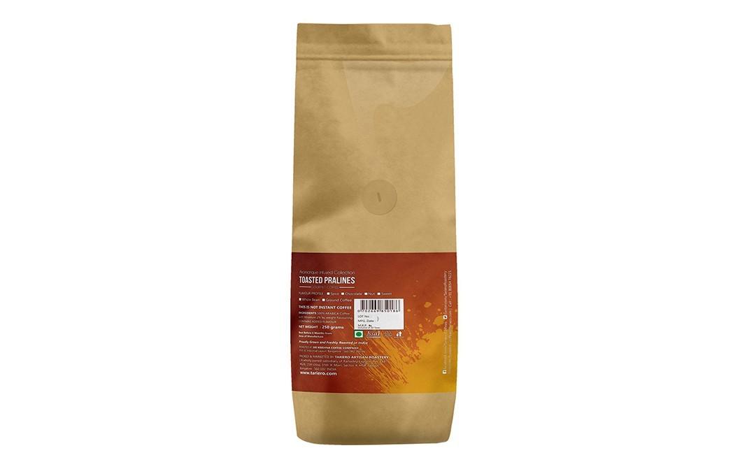 Tariero Artisan Roastery Toasted Pralines Gourmet Coffee   Pack  250 grams